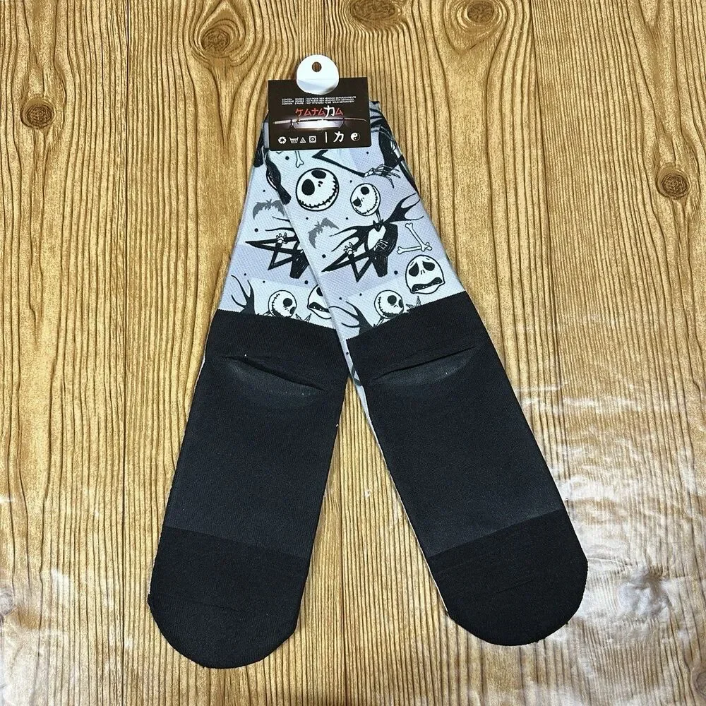 Nightmare Before Christmas Crew Socks Jack Skellington One Size Midcalf Unisex‎